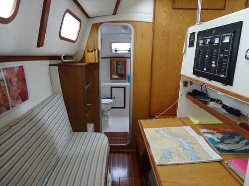 Used Sail Catamaran for Sale 1993 Capella Classic Layout & Accommodations
